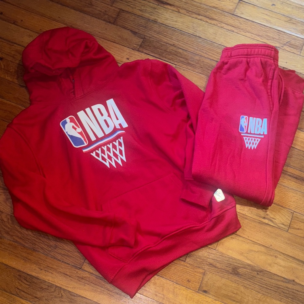 NBA Kids Bright Red Joggers